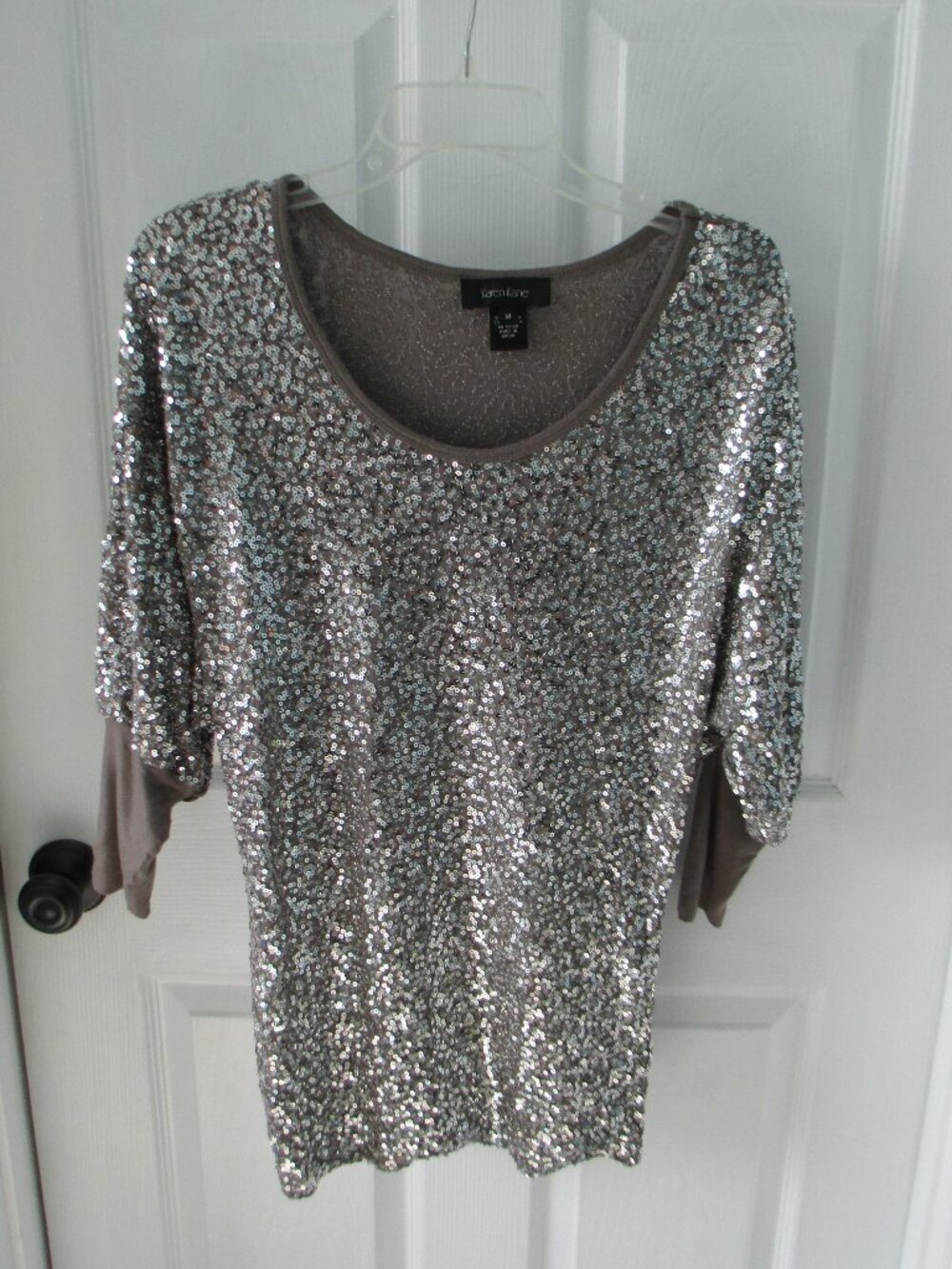 Karen Kane sparkly sequin top